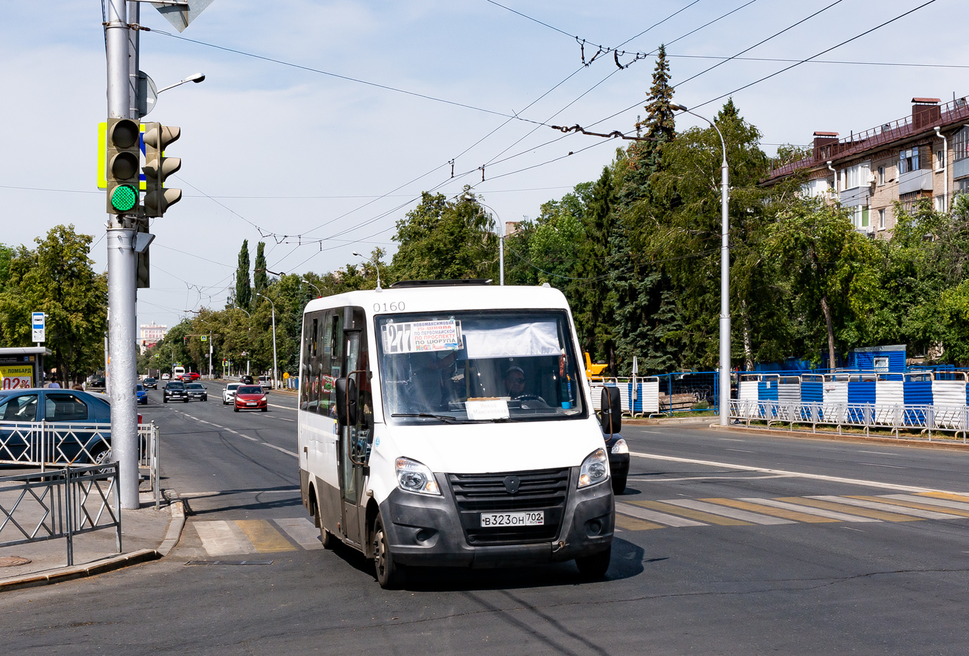 Башкортостан, ГАЗ-A64R42 Next № В 323 ОН 702