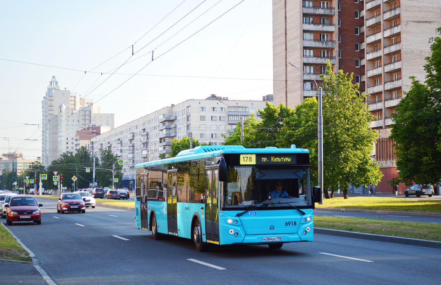 Санкт-Петербург, ЛиАЗ-5292.65 № 6918