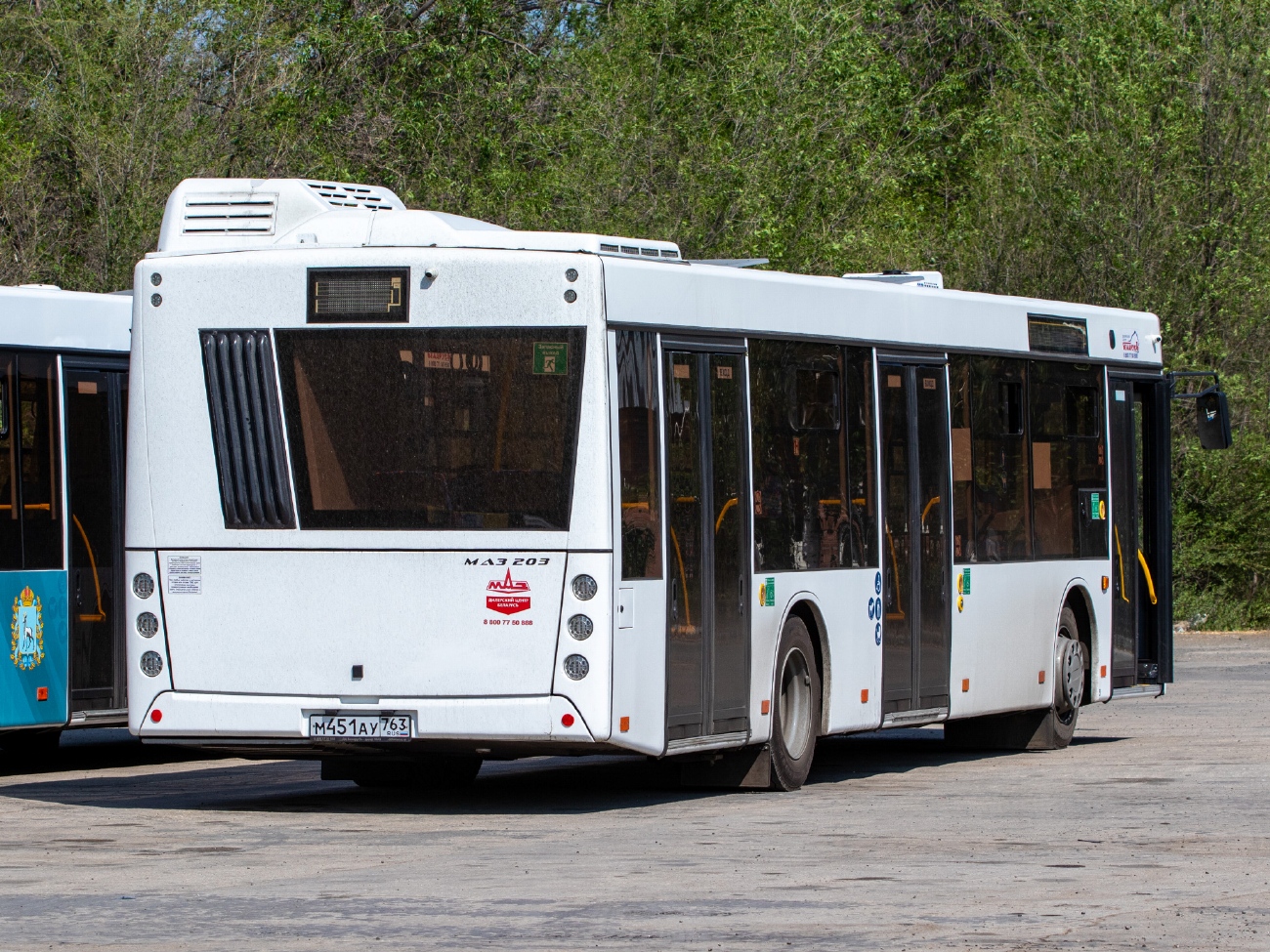 Самарская область, МАЗ-203.047 № М 451 АУ 763