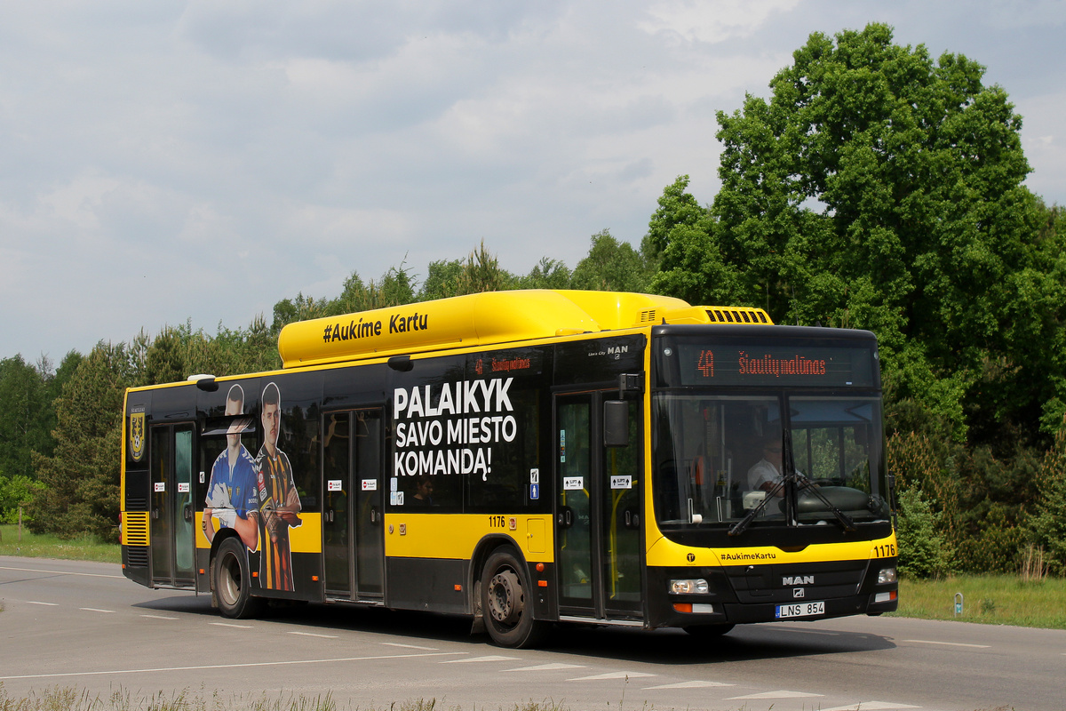 Литва, MAN A21 Lion's City NL243 CNG № 1176