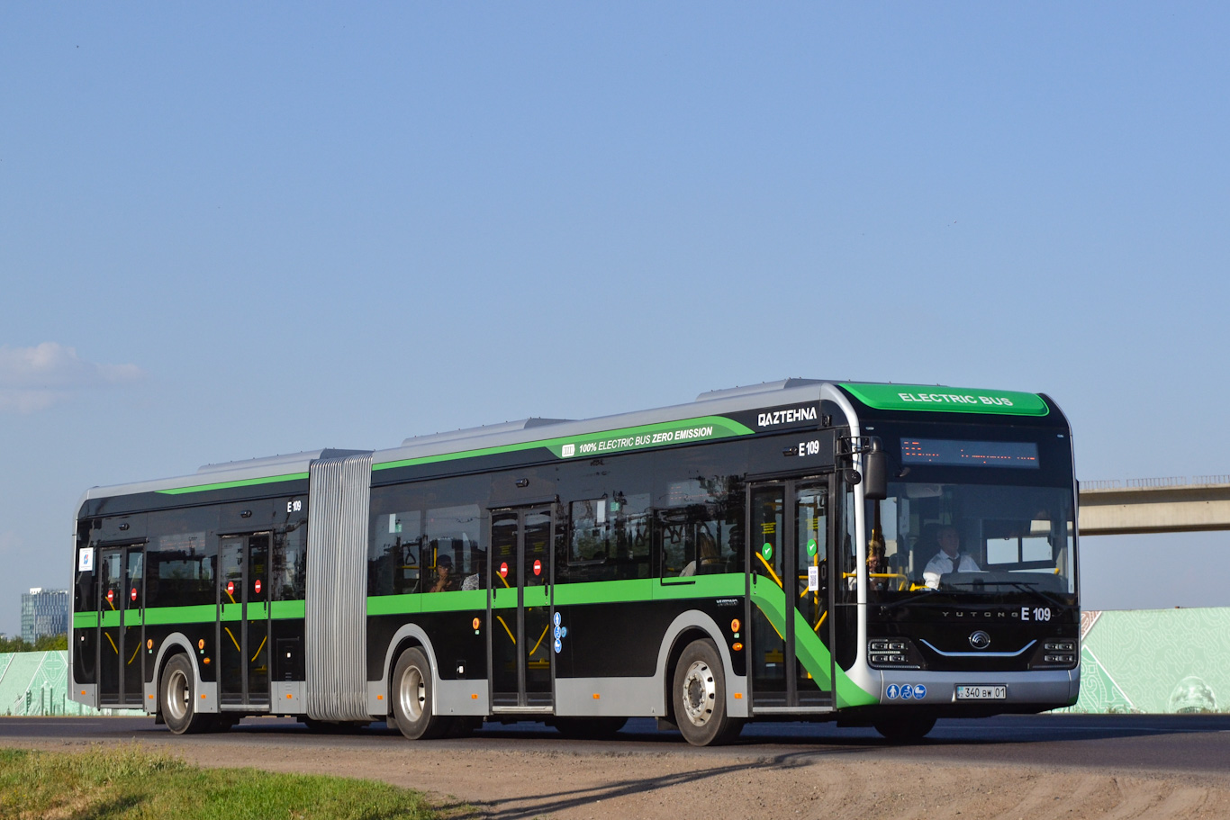 Астана, Yutong ZK6180BEVG (QazTehna) № E109