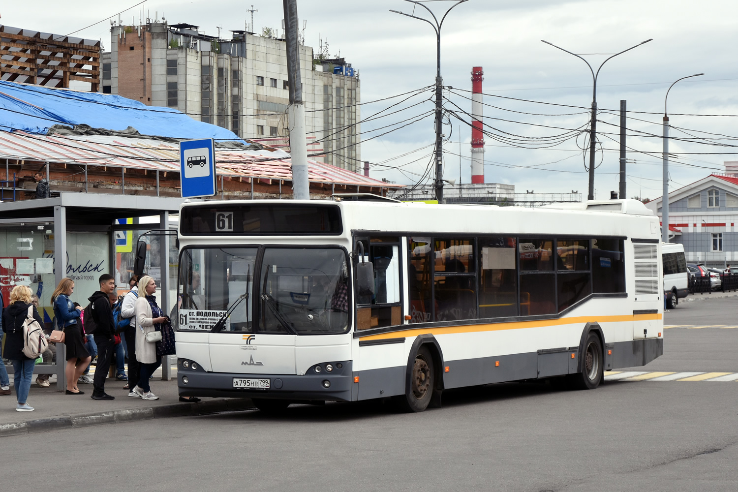 Московская область, МАЗ-103.486 № А 795 НВ 799