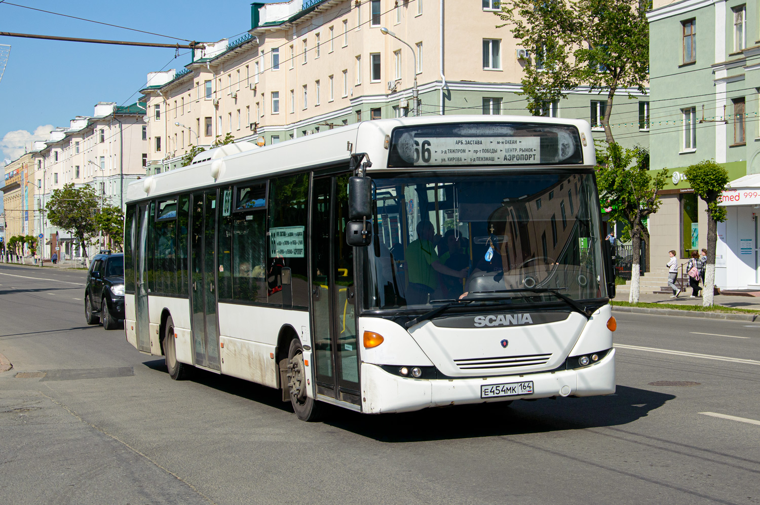 Пензенская область, Scania OmniLink II (Скания-Питер) № Е 454 МК 164