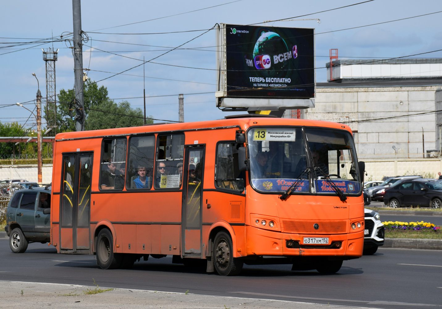 Нижегородская область, ПАЗ-320414-05 "Вектор" № О 317 ХМ 152