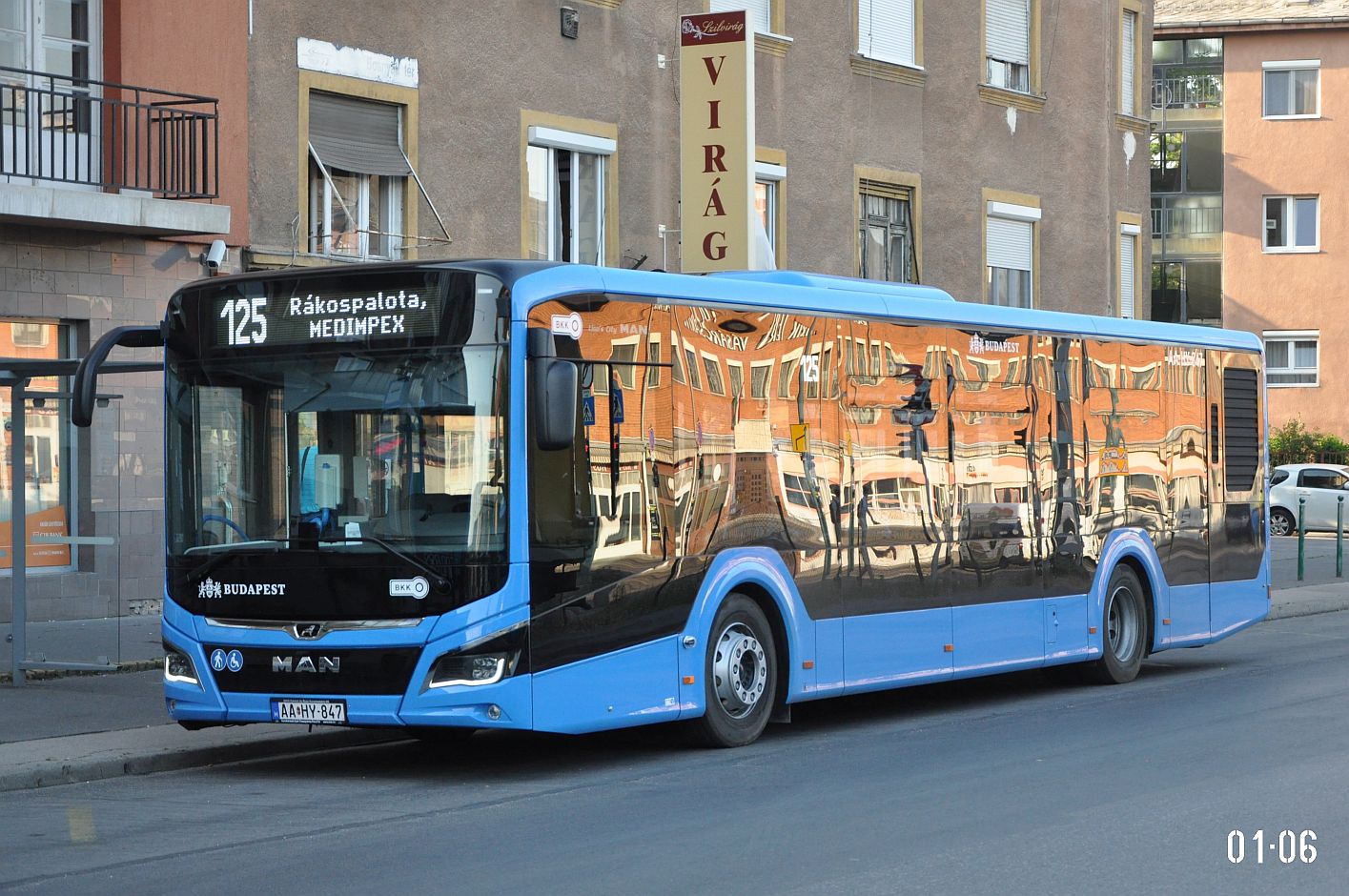 Венгрия, MAN 12C Lion's City 12 NL280 № AA HY-847