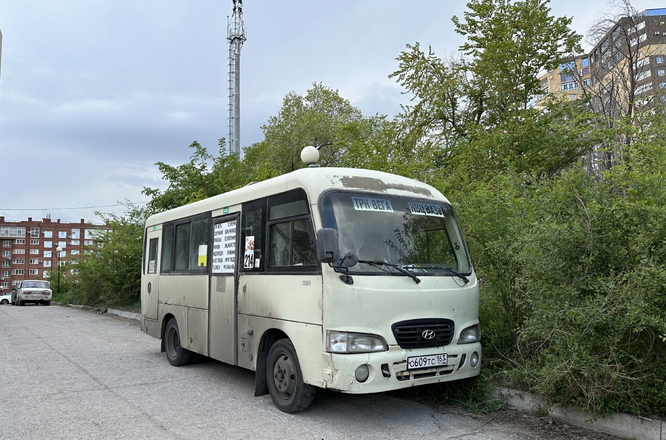 Самарская область, Hyundai County SWB (РЗГА) № О 609 ТС 163