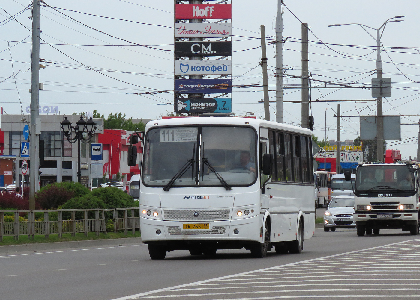 Краснодарский край, ПАЗ-320412-04 "Вектор" № АК 765 23