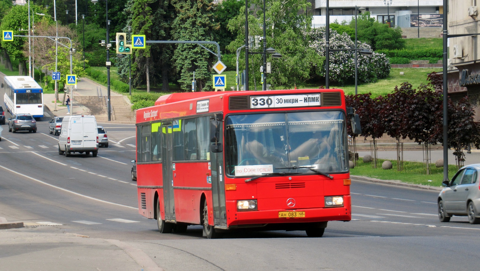 Липецкая область, Mercedes-Benz O405 № АН 083 48