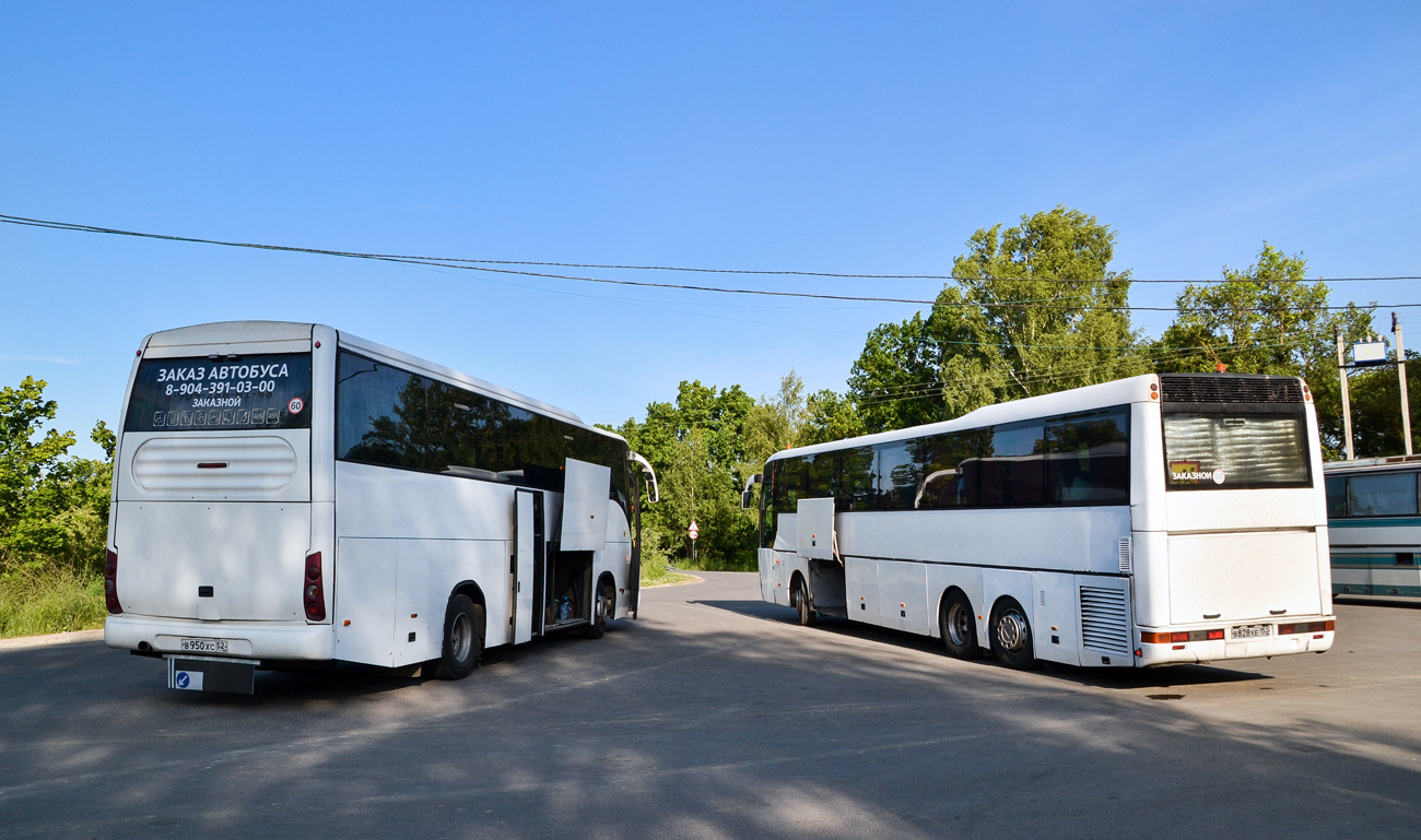 Nizhegorodskaya region, Noge Touring Star 3.70/12 Nr. В 950 ХС 52; Nizhegorodskaya region, MAN A32 Lion's Top Coach RH4*3-13,7 Nr. В 828 ХЕ 152