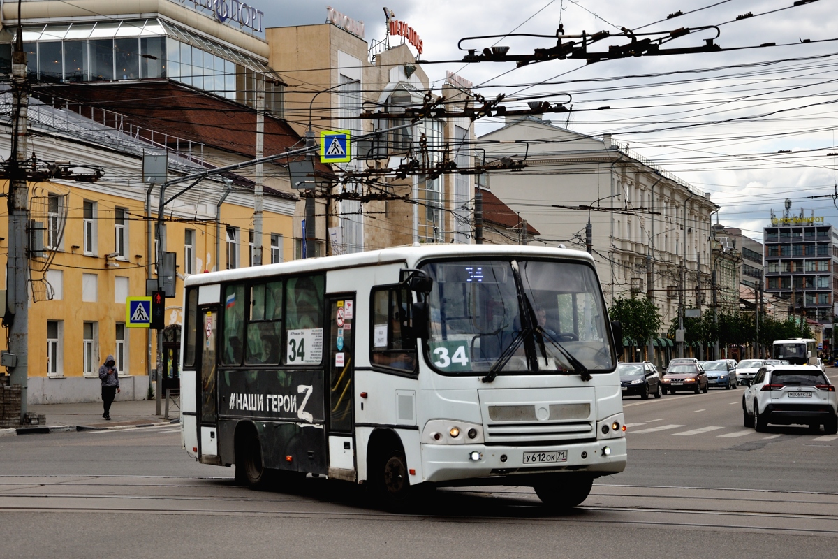 Тульская область, ПАЗ-320402-03 № У 612 ОК 71