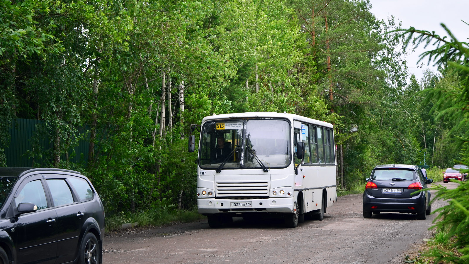 Санкт-Петербург, ПАЗ-320402-05 № 7917