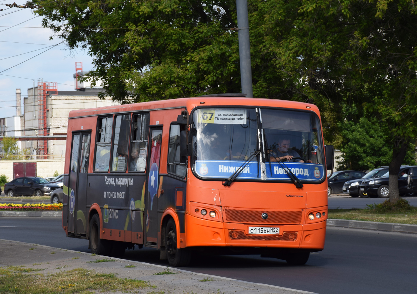 Нижегородская область, ПАЗ-320414-05 "Вектор" № О 115 ХН 152