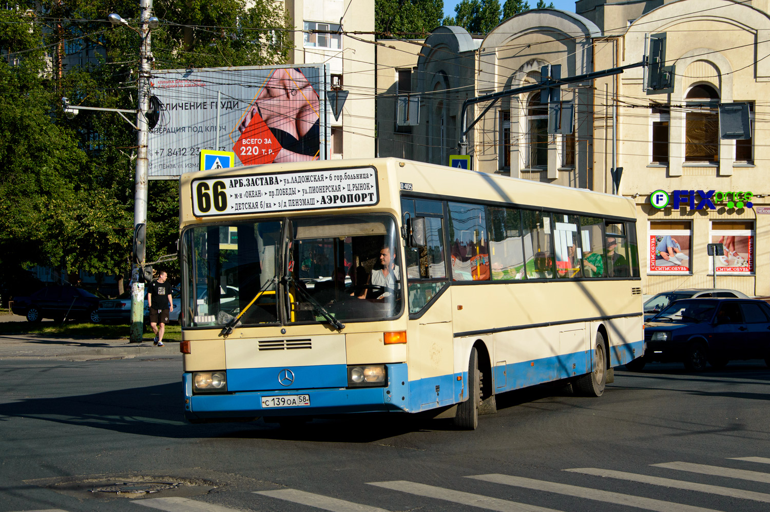 Пензенская область, Mercedes-Benz O405 № С 139 ОА 58