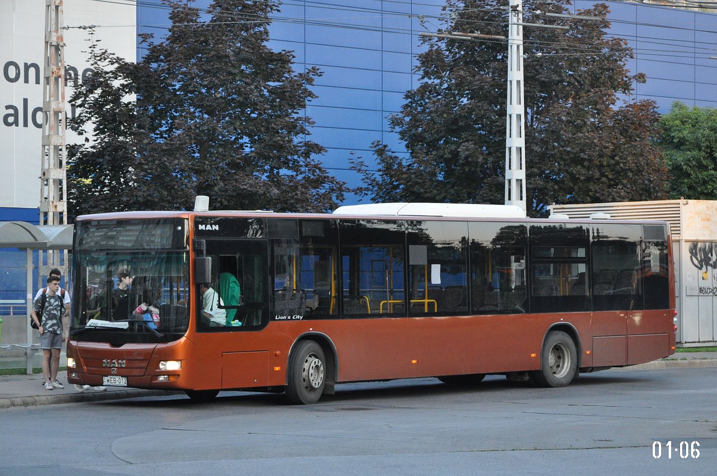 Венгрия, MAN A21 Lion's City NL313 № WEB-012