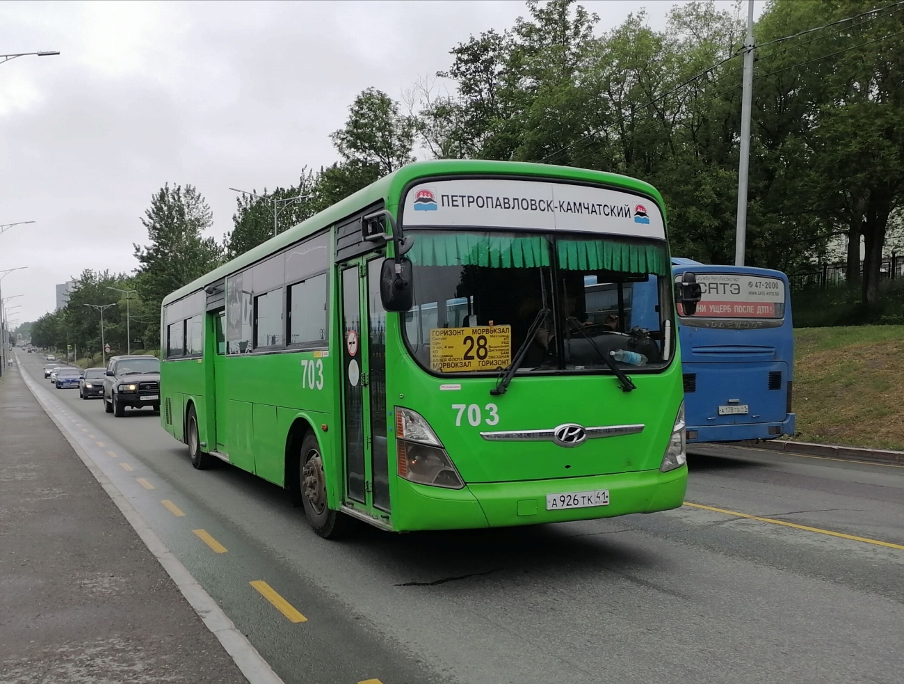 Камчатский край, Hyundai New Super AeroCity 1F/L № 703