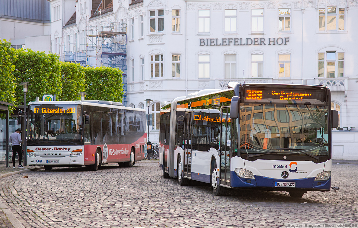 Северный Рейн-Вестфалия, Mercedes-Benz Citaro C2 G № 7322; Северный Рейн-Вестфалия, Setra S415LE business № 609