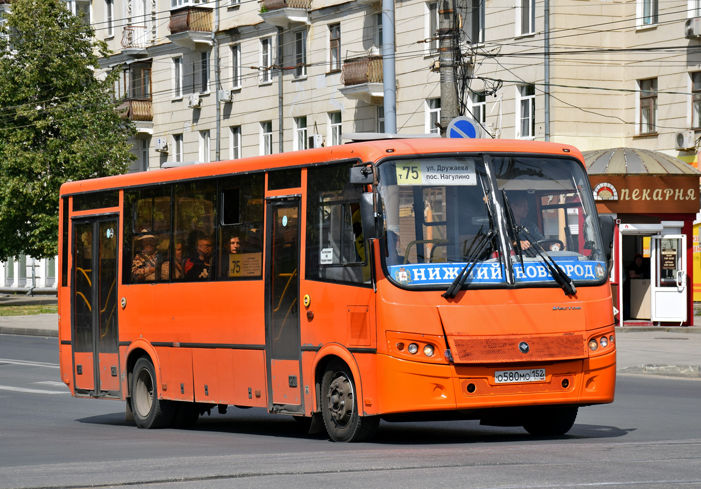 Нижегородская область, ПАЗ-320414-05 "Вектор" (1-2) № О 580 МО 152