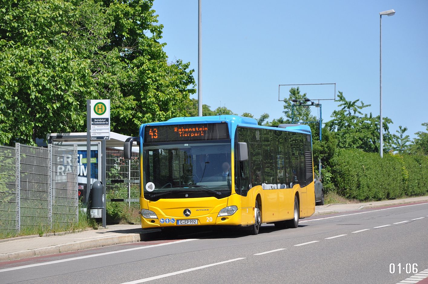 Саксония, Mercedes-Benz Citaro C2 № 20