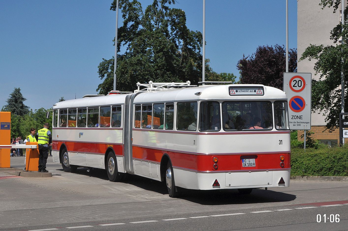 Saxony, Ikarus 180.22 № 31; Saxony — 7. Ikarus-Bus-Treffen in Deutschland — Chemnitz 03.06.2023