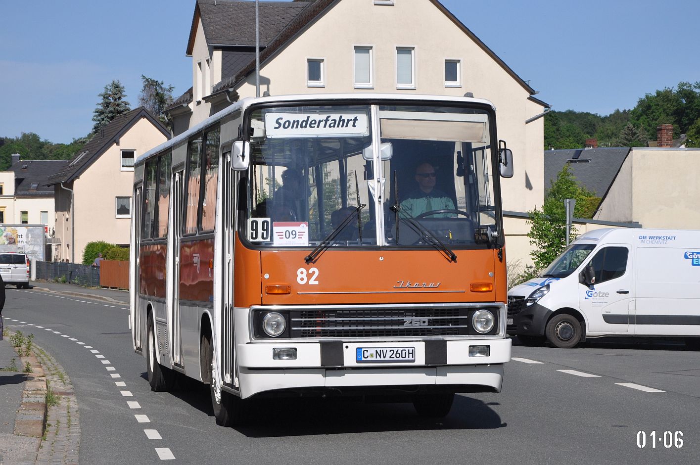 Szászország, Ikarus 260.02 sz.: 82; Szászország — 7. Ikarus-Bus-Treffen in Deutschland — Chemnitz 03.06.2023