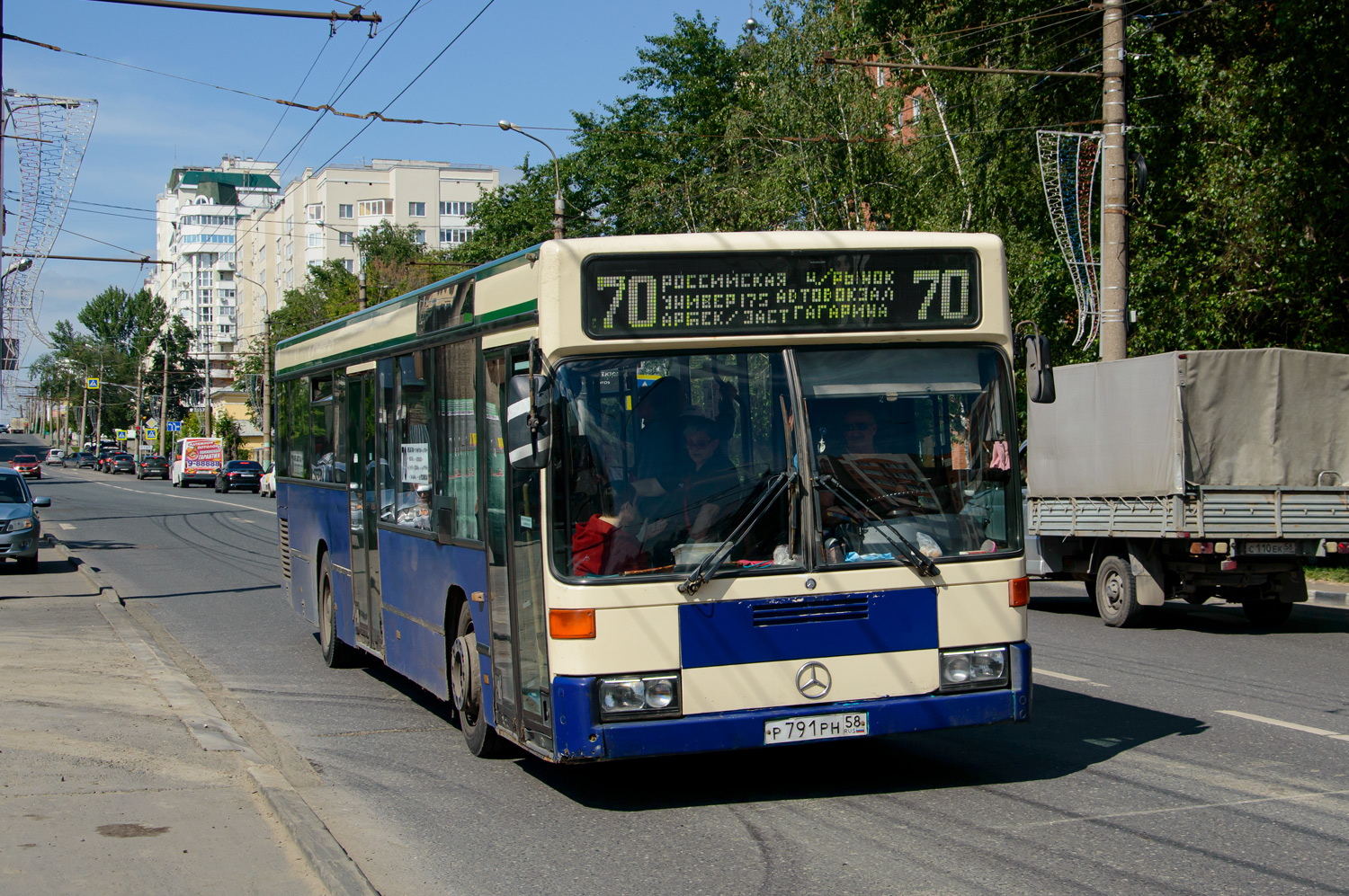 Пензенская область, Mercedes-Benz O405N2 № Р 791 РН 58