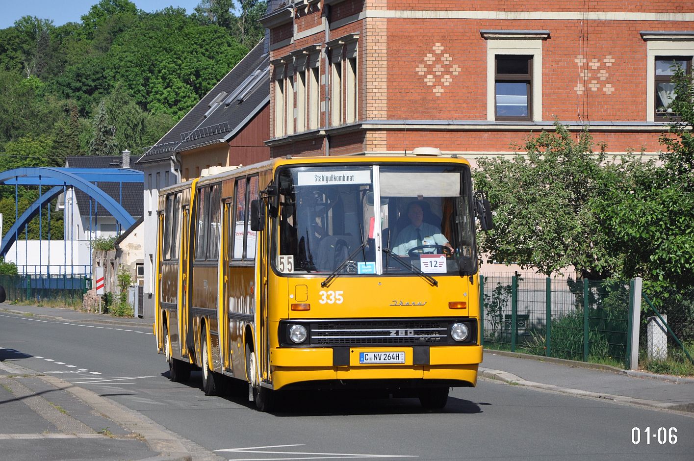 Саксония, Ikarus 280.02 № 335; Саксония — 7. Ikarus-Bus-Treffen in Deutschland — Chemnitz 03.06.2023