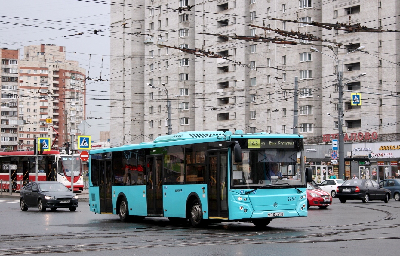 Санкт-Петербург, ЛиАЗ-5292.65 № 2262