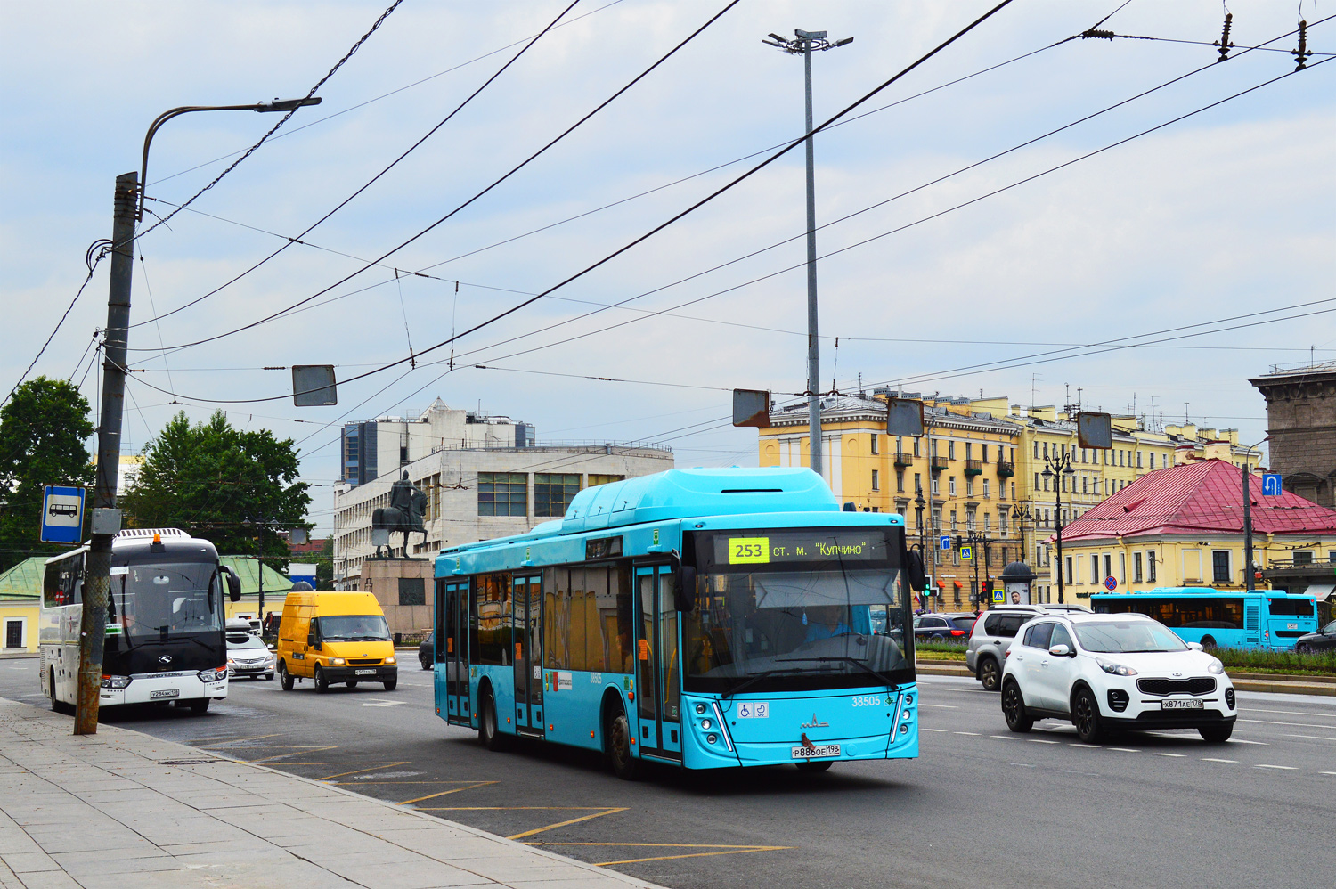 Санкт-Петербург, МАЗ-203.948 № 38505