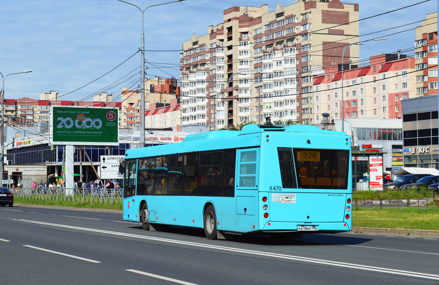 Санкт-Петербург, МАЗ-203.016 № 8470