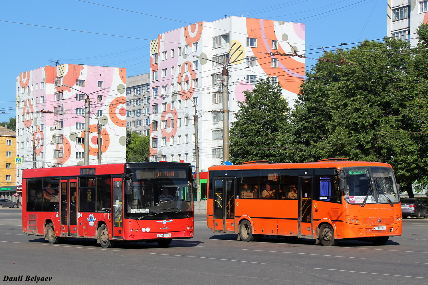 Кировская область, МАЗ-206.068 № А 443 ТА 43; Кировская область, ПАЗ-320414-04 "Вектор" (1-2) № О 138 РР 43