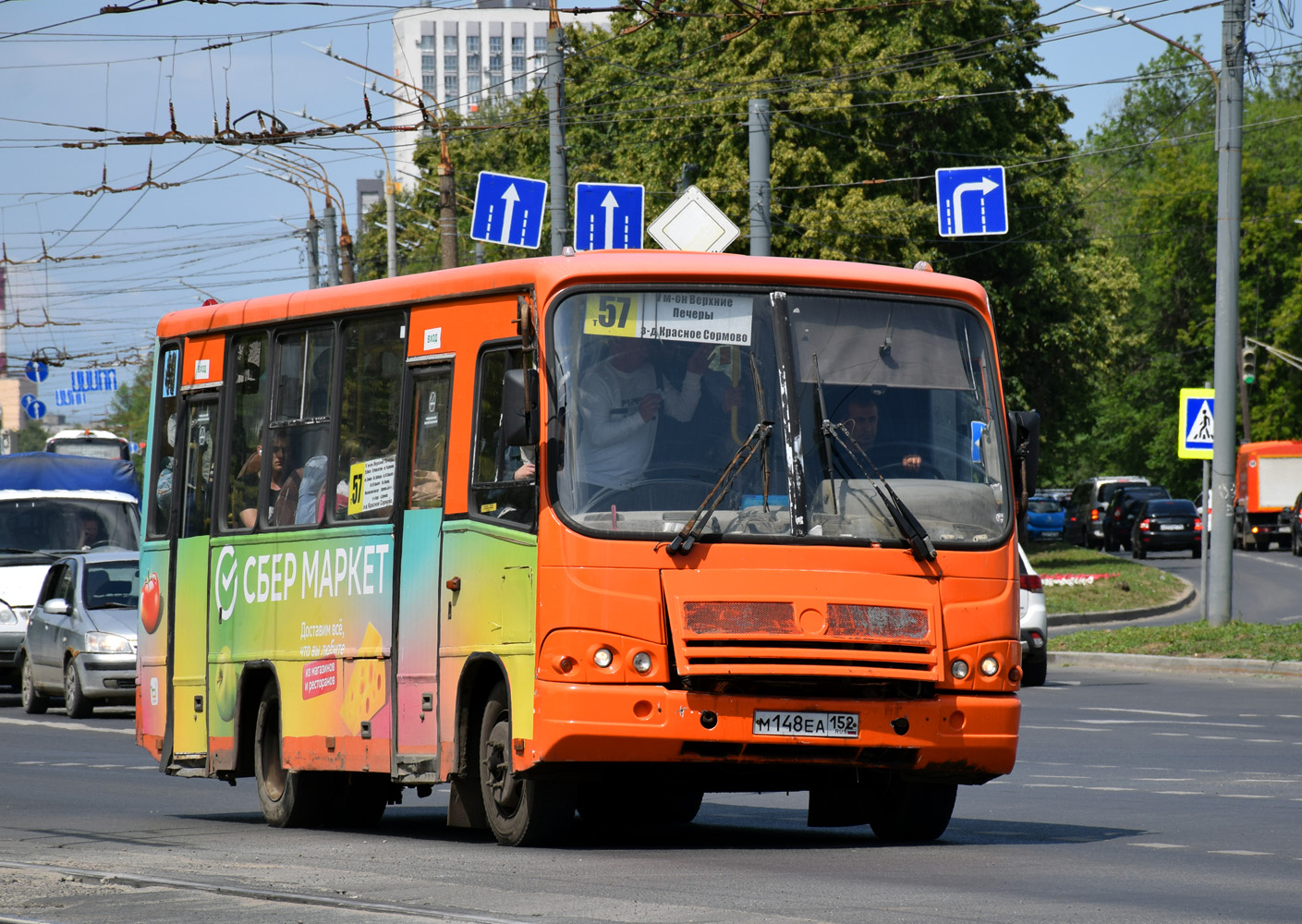 Нижегородская область, ПАЗ-320402-05 № М 148 ЕА 152