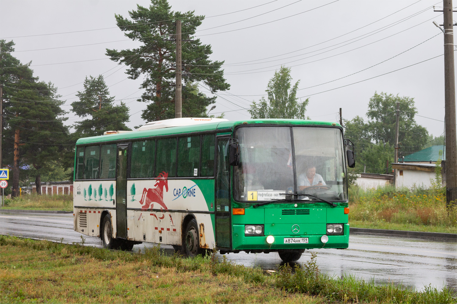 Пермский край, Mercedes-Benz O408 № А 874 НК 159