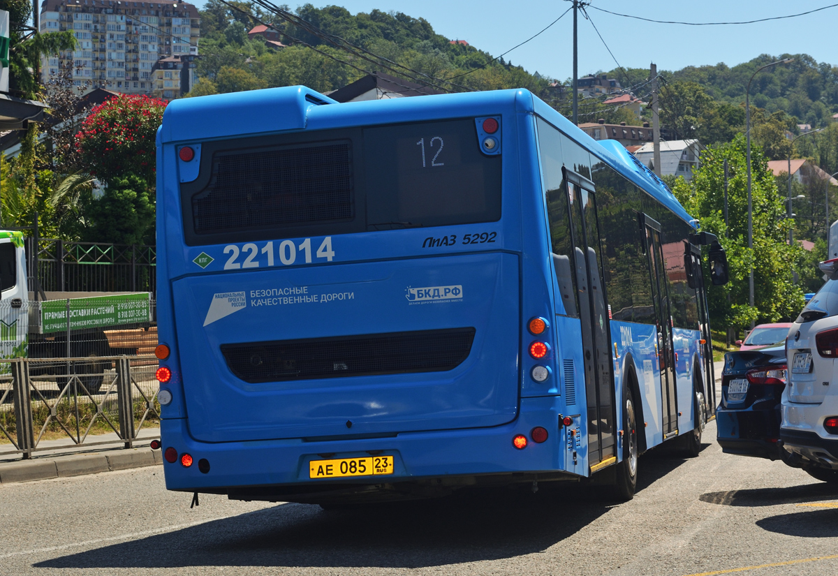 Краснодарский край, ЛиАЗ-5292.67 (CNG) № 221014