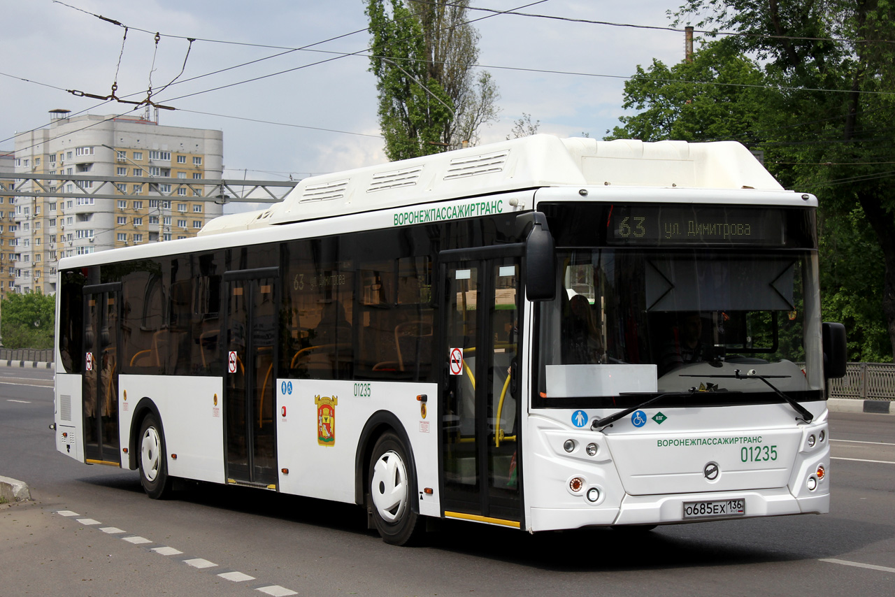 Воронежская область, ЛиАЗ-5292.67 (CNG) № 01235