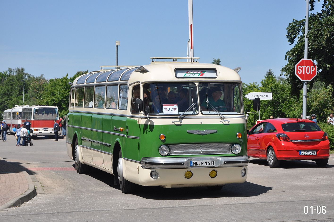 Saxony, Ikarus  55.51 № 2160; Saxony — 7. Ikarus-Bus-Treffen in Deutschland — Chemnitz 03.06.2023