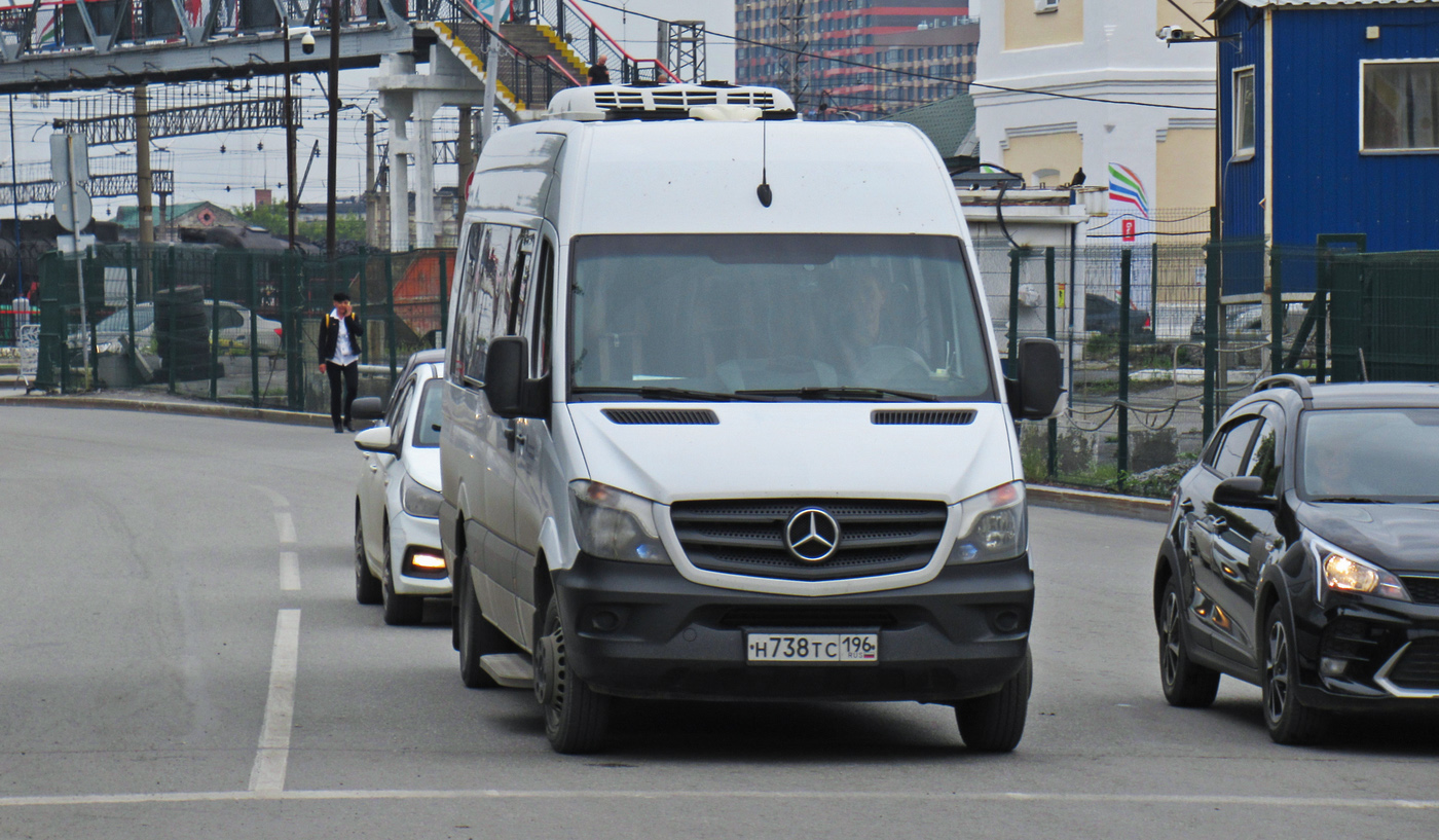 Свердловская область, Луидор-223602 (MB Sprinter) № Н 738 ТС 196