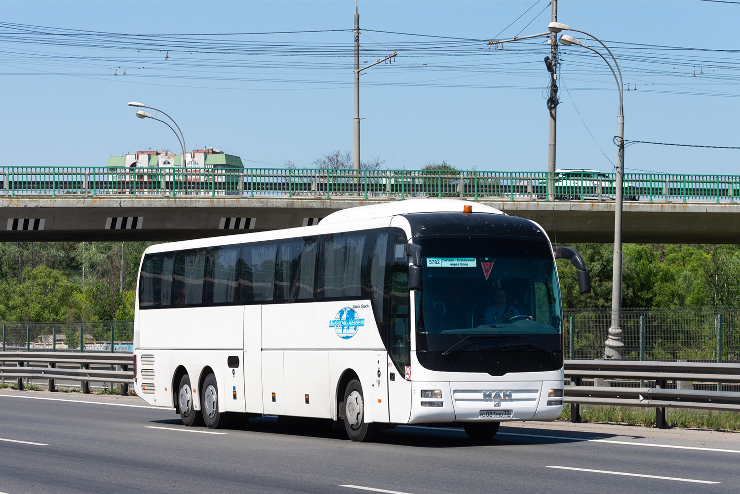 Липецкая область, MAN R08 Lion's Coach L RHC444 L № О 081 МО 33