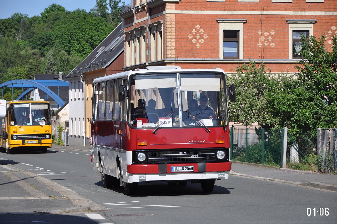 Saxony-Anhalt, Ikarus 211.51 # HAL-R 206H; Saxony — 7. Ikarus-Bus-Treffen in Deutschland — Chemnitz 03.06.2023
