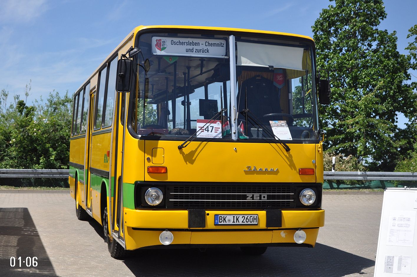 Саксония-Анхальт, Ikarus 260.43 № BK-IK 260H; Саксония — 7. Ikarus-Bus-Treffen in Deutschland — Chemnitz 03.06.2023
