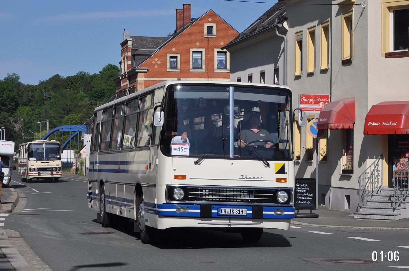Тюрингия, Ikarus 255.70E № UH-IK 81H; Саксония — 7. Ikarus-Bus-Treffen in Deutschland — Chemnitz 03.06.2023