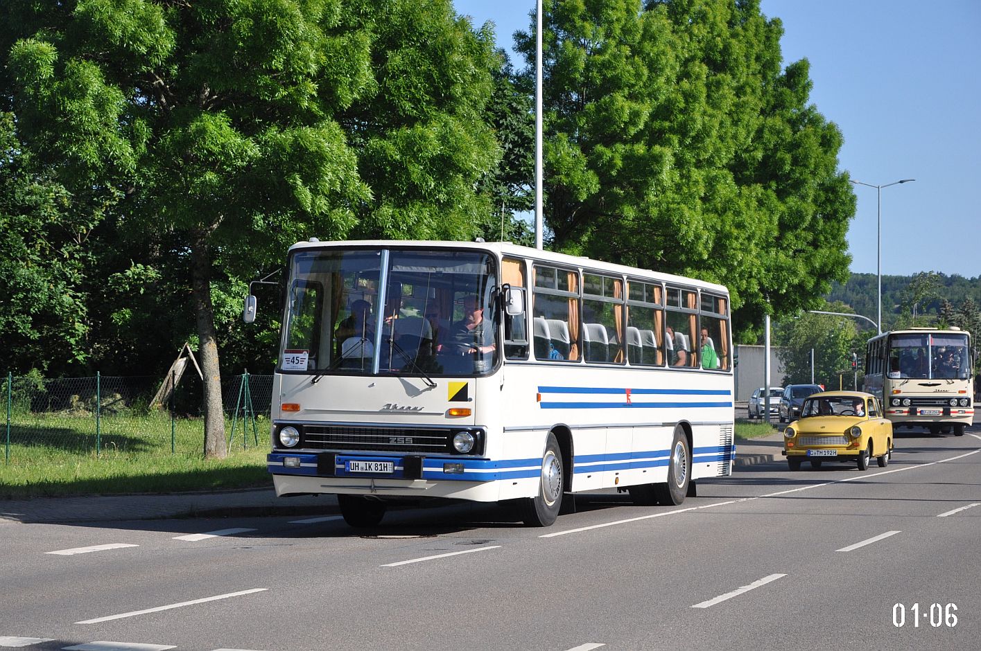 Тюрингия, Ikarus 255.70E № UH-IK 81H; Саксония — 7. Ikarus-Bus-Treffen in Deutschland — Chemnitz 03.06.2023