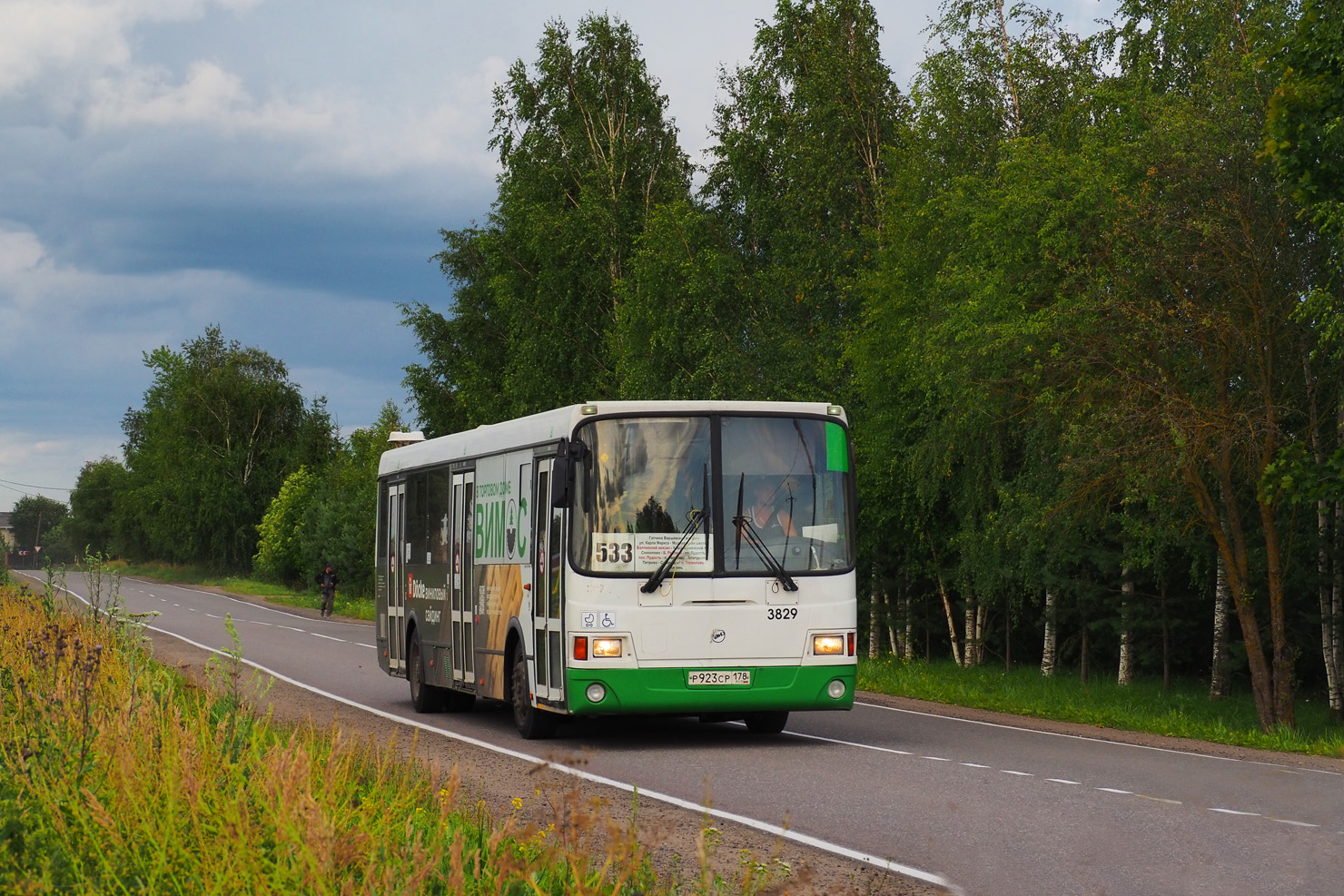 Ленинградская область, ЛиАЗ-5293.60 № 3829