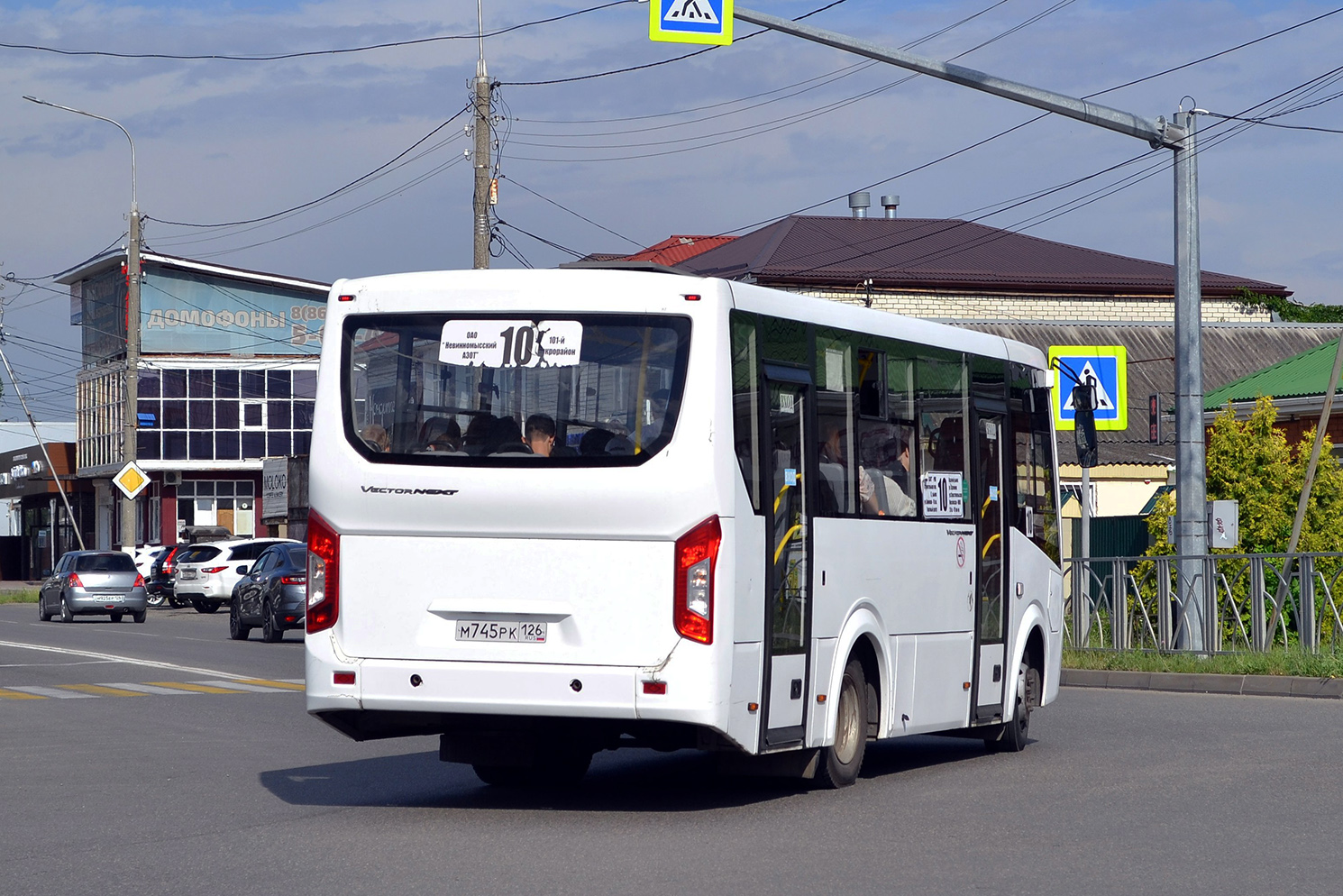 Stavropol region, PAZ-320405-04 "Vector Next" Nr. М 745 РК 126