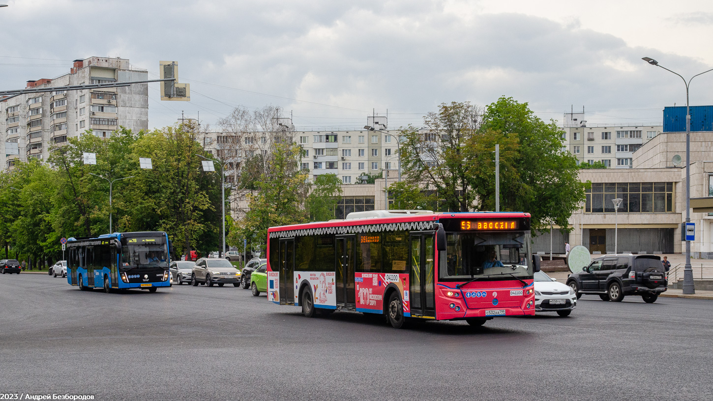 Москва, ЛиАЗ-5292.22 (2-2-2) № 041100