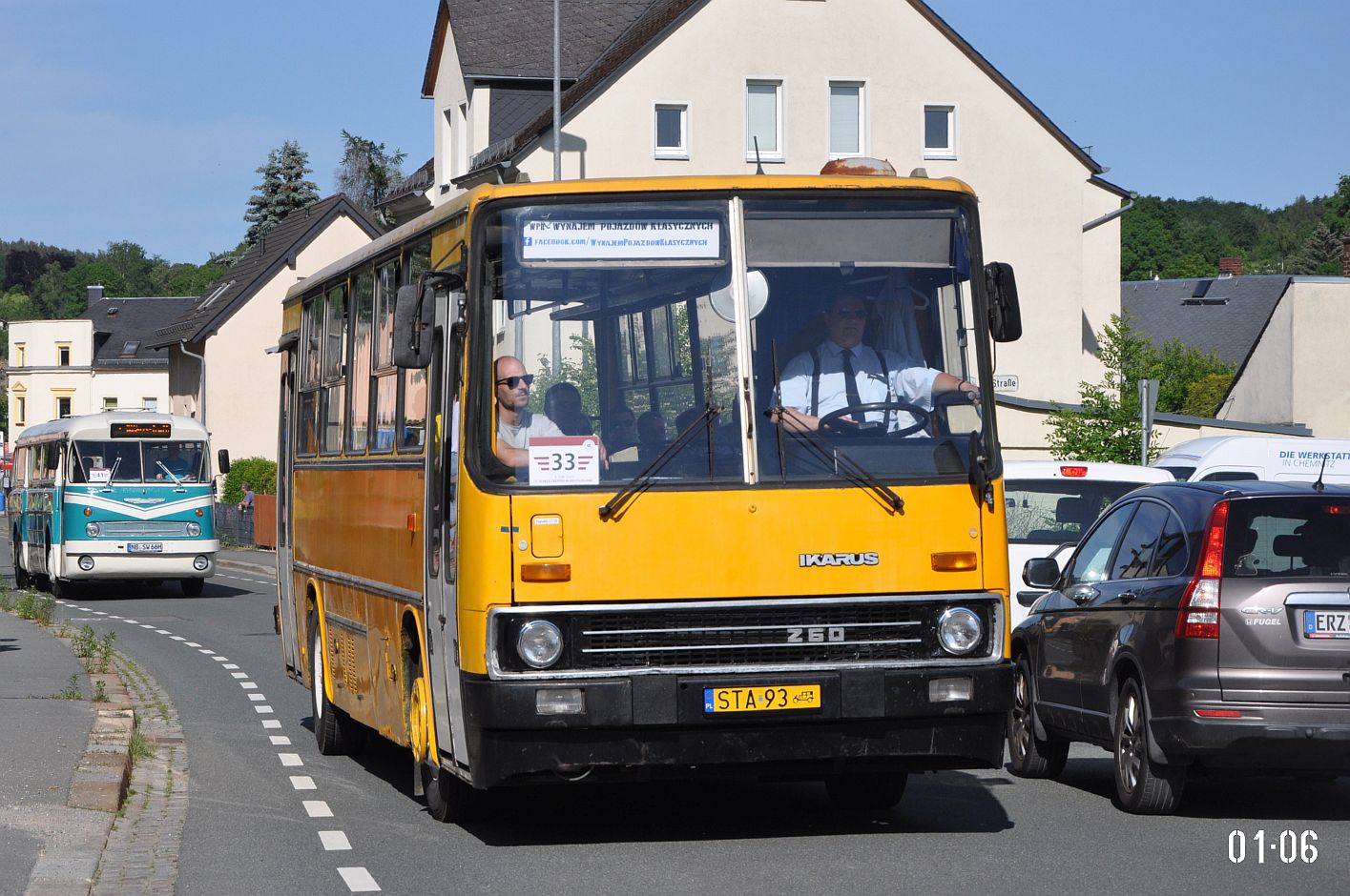 Poland, Ikarus 260 (Borsod Volán) # STA 93; Saxony — 7. Ikarus-Bus-Treffen in Deutschland — Chemnitz 03.06.2023