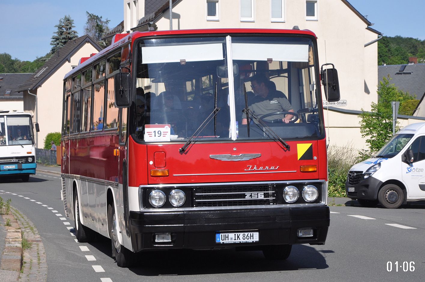 Тюрингия, Ikarus 256.75 № UH-IK 86H; Саксония — 7. Ikarus-Bus-Treffen in Deutschland — Chemnitz 03.06.2023