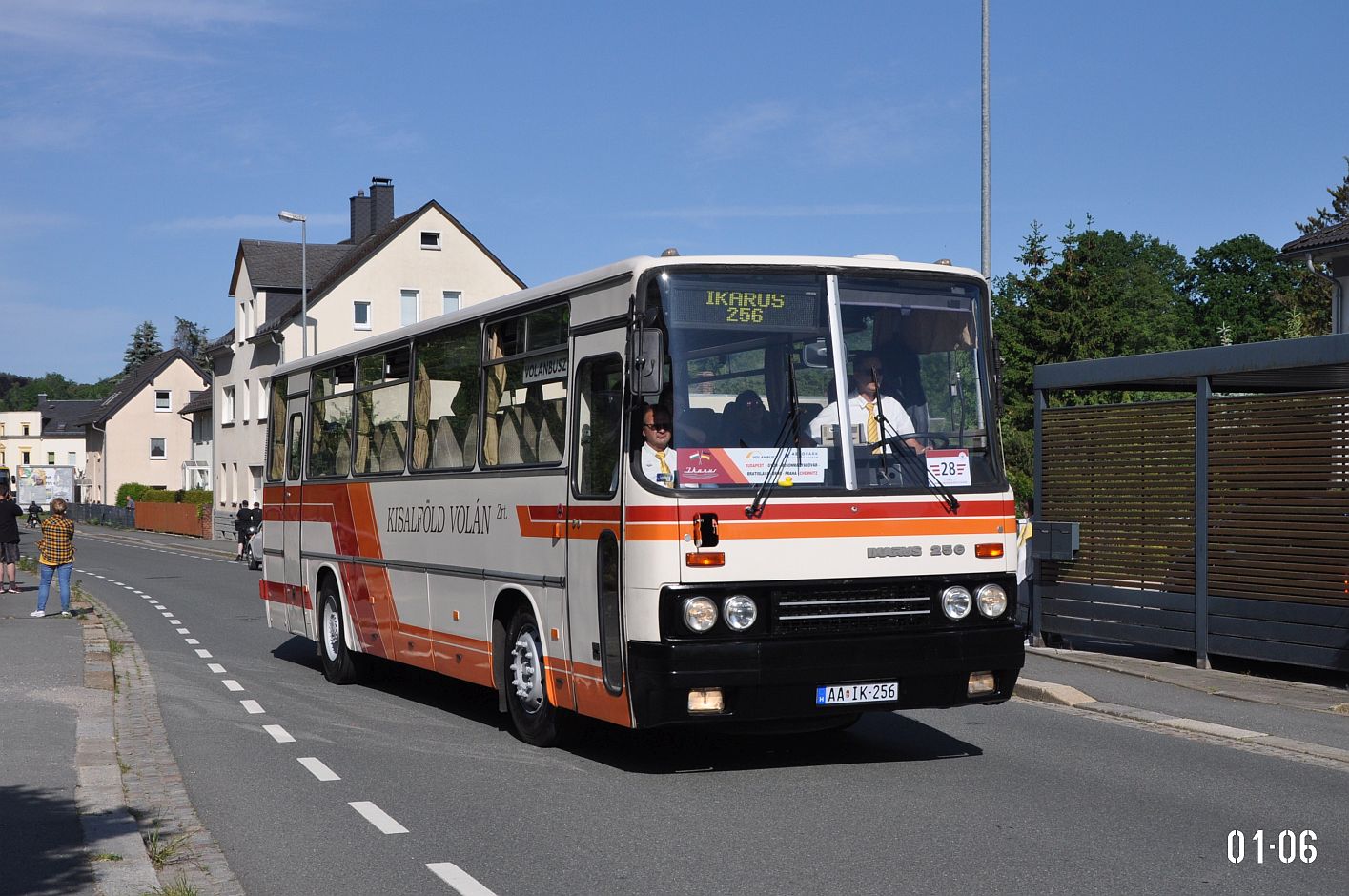 Венгрия, Ikarus 256.74C № AA IK-256; Саксония — 7. Ikarus-Bus-Treffen in Deutschland — Chemnitz 03.06.2023