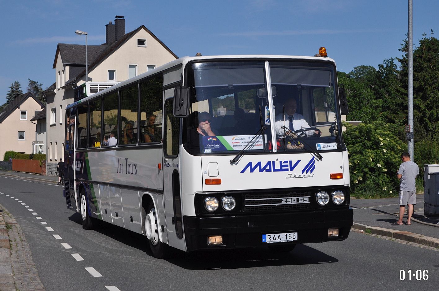 Угорщина, Ikarus 250.59 № RAA-166; Саксония — 7. Ikarus-Bus-Treffen in Deutschland — Chemnitz 03.06.2023
