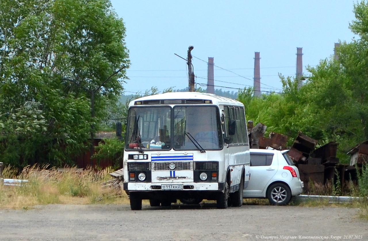 Хабаровский край, ПАЗ-32054 № О 117 КН 27