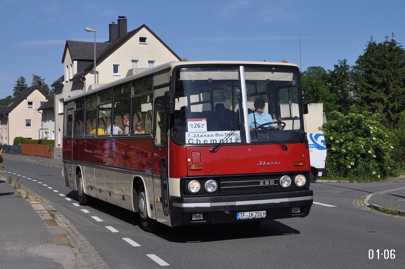 Brandenburg, Ikarus 250.67 Nr. TF-IK 250H; Saxony — 7. Ikarus-Bus-Treffen in Deutschland — Chemnitz 03.06.2023